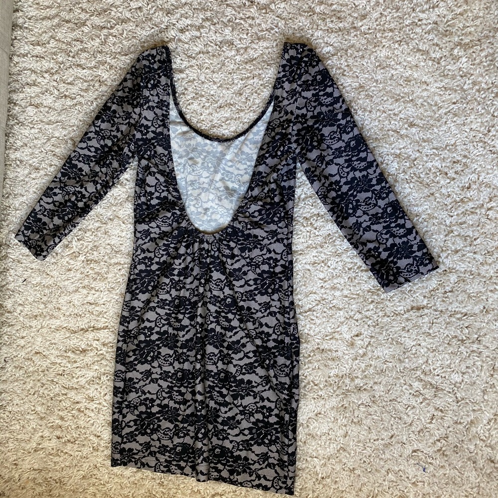 Lace Mini Dress - Picture 2 of 3